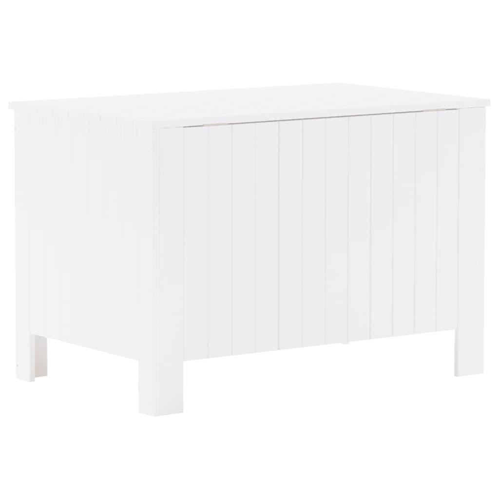 Contenitore con Coperchio RANA Bianco 80x49x54 cm Massello Pino - homemem39