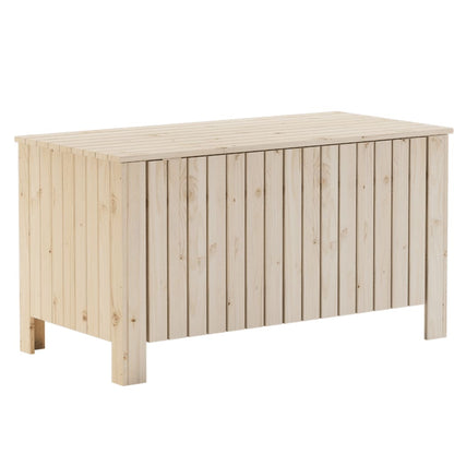 Contenitore con Coperchio RANA 100x49x54 cm Legno Massello Pino - homemem39