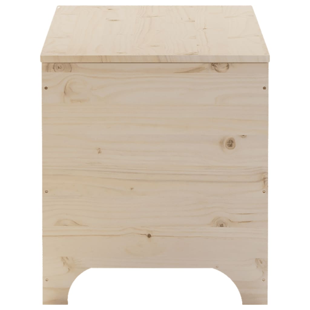 Contenitore con Coperchio RANA 100x49x54 cm Legno Massello Pino - homemem39