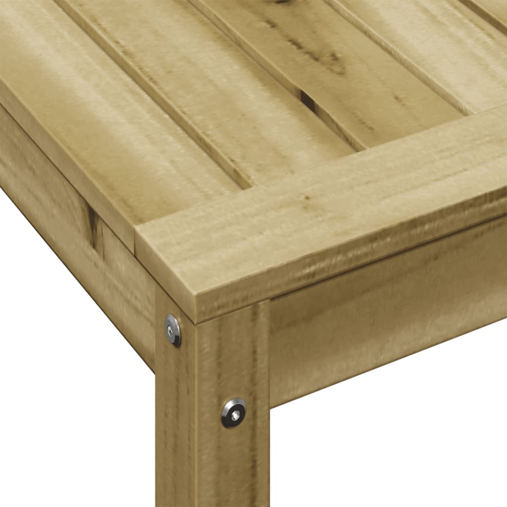 Tavolo Invaso con Ripiano 108x50x75 cm Legno Impregnato di Pino - homemem39