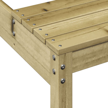 Tavolo da Picnic 110x134x75 cm in Legno Impregnato di Pino - homemem39