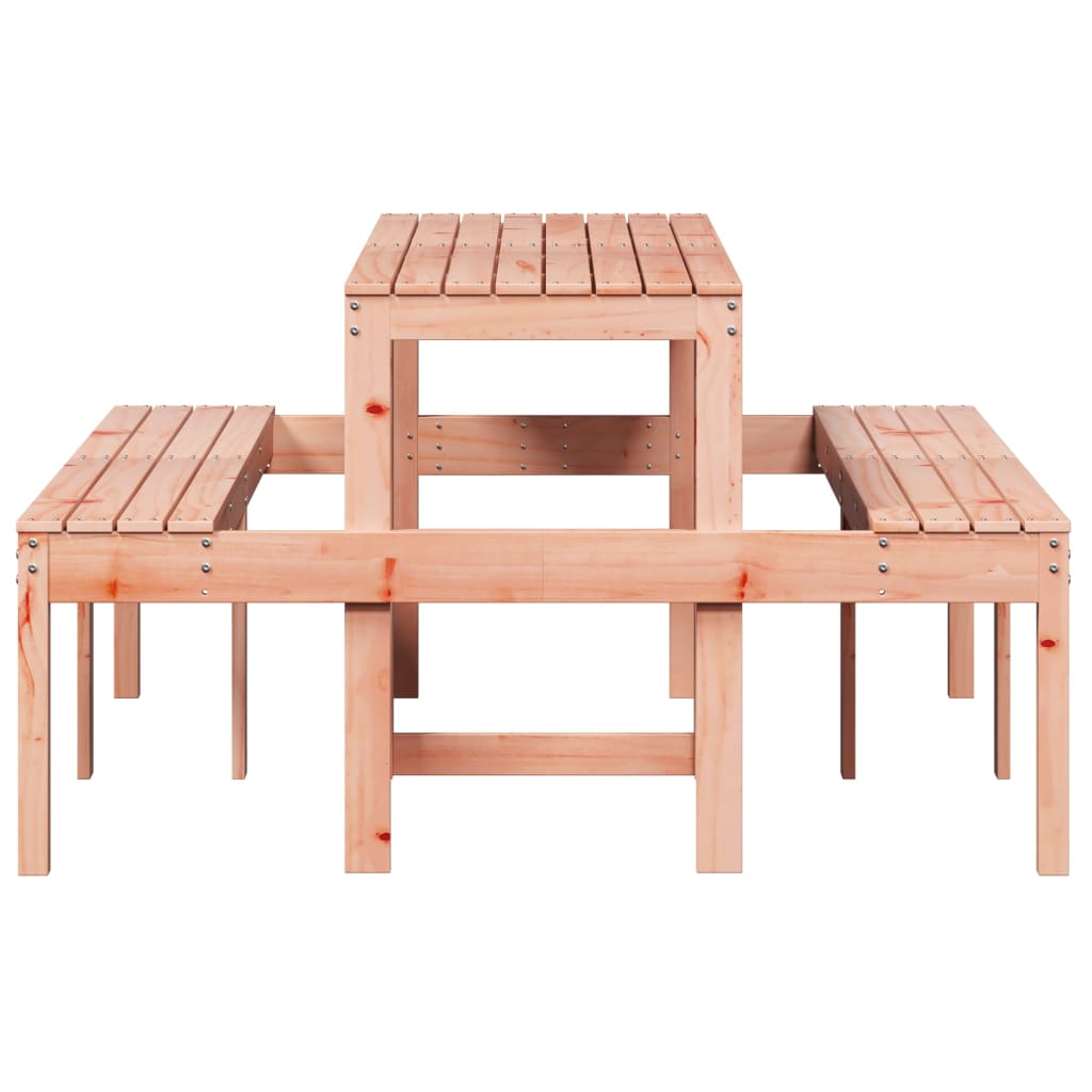 Tavolo da Picnic 160x134x75 cm in Legno Massello di Douglas - homemem39