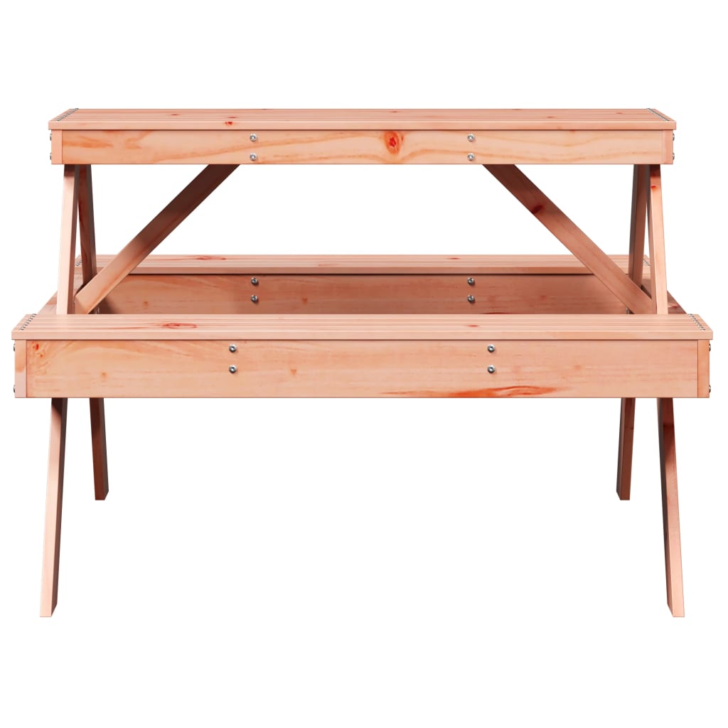 Tavolo da Picnic 105x134x75 cm in Legno Massello di Douglas - homemem39