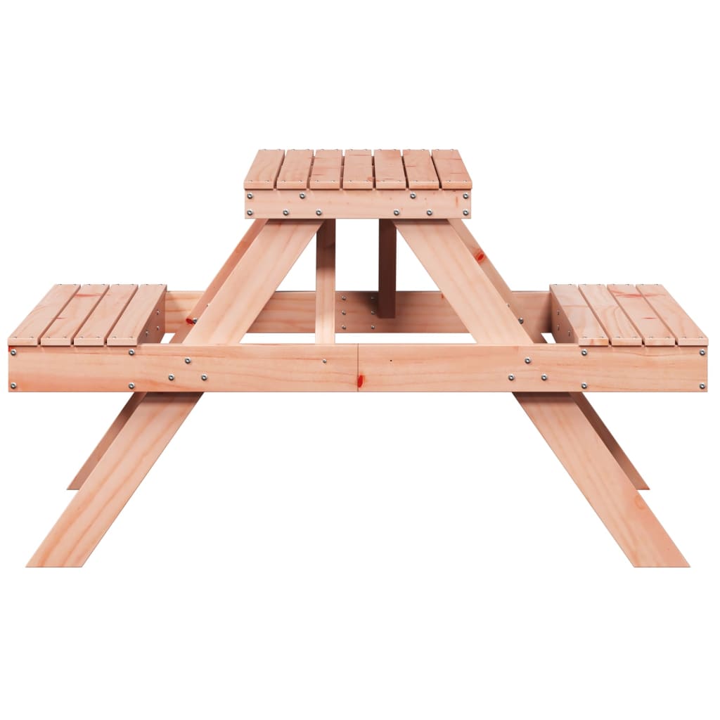 Tavolo da Picnic 105x134x75 cm in Legno Massello di Douglas - homemem39