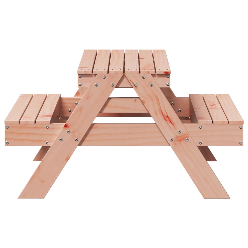 Tavolo da Picnic per Bambini 88x97x52 cm Legno Massello Douglas - homemem39