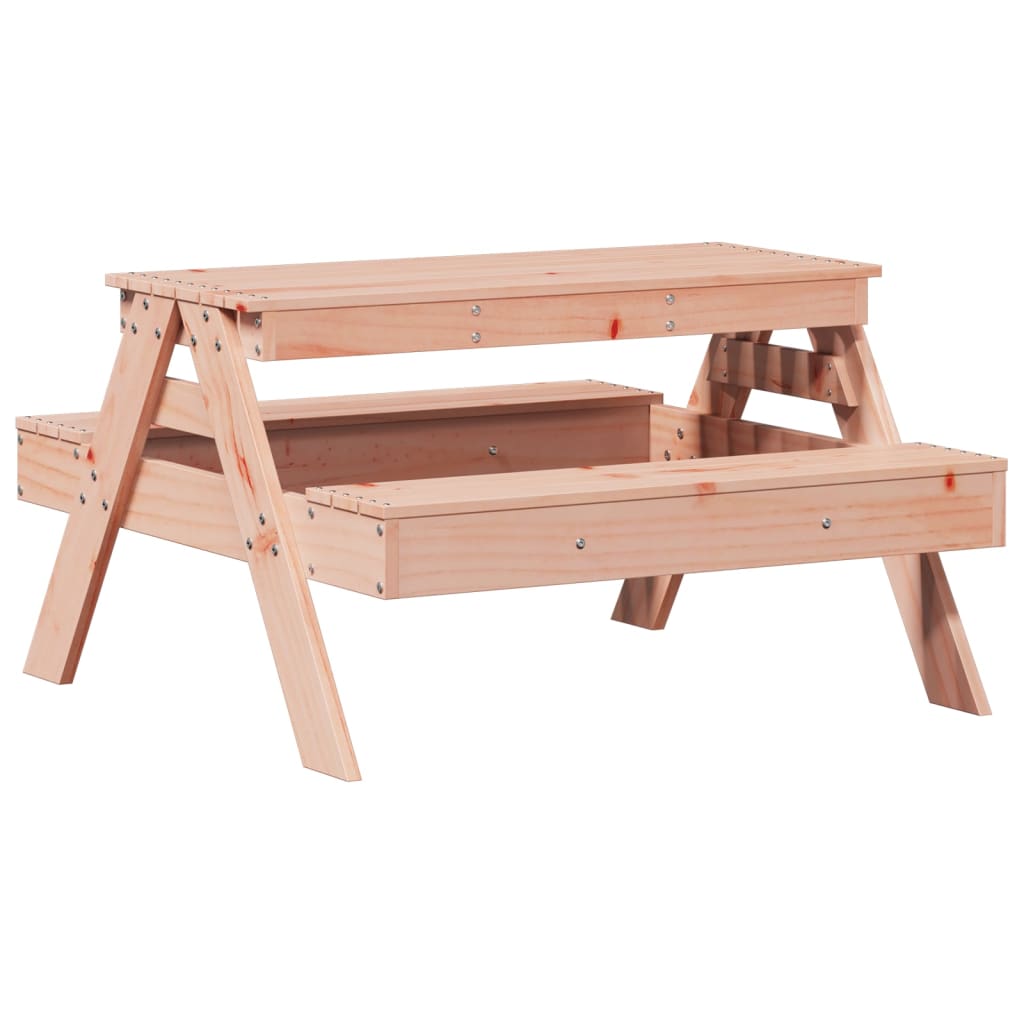 Tavolo da Picnic per Bambini 88x97x52 cm Legno Massello Douglas - homemem39