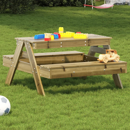 Tavolo da Picnic per Bambini 88x97x52 cm Legno Impregnato Pino - homemem39