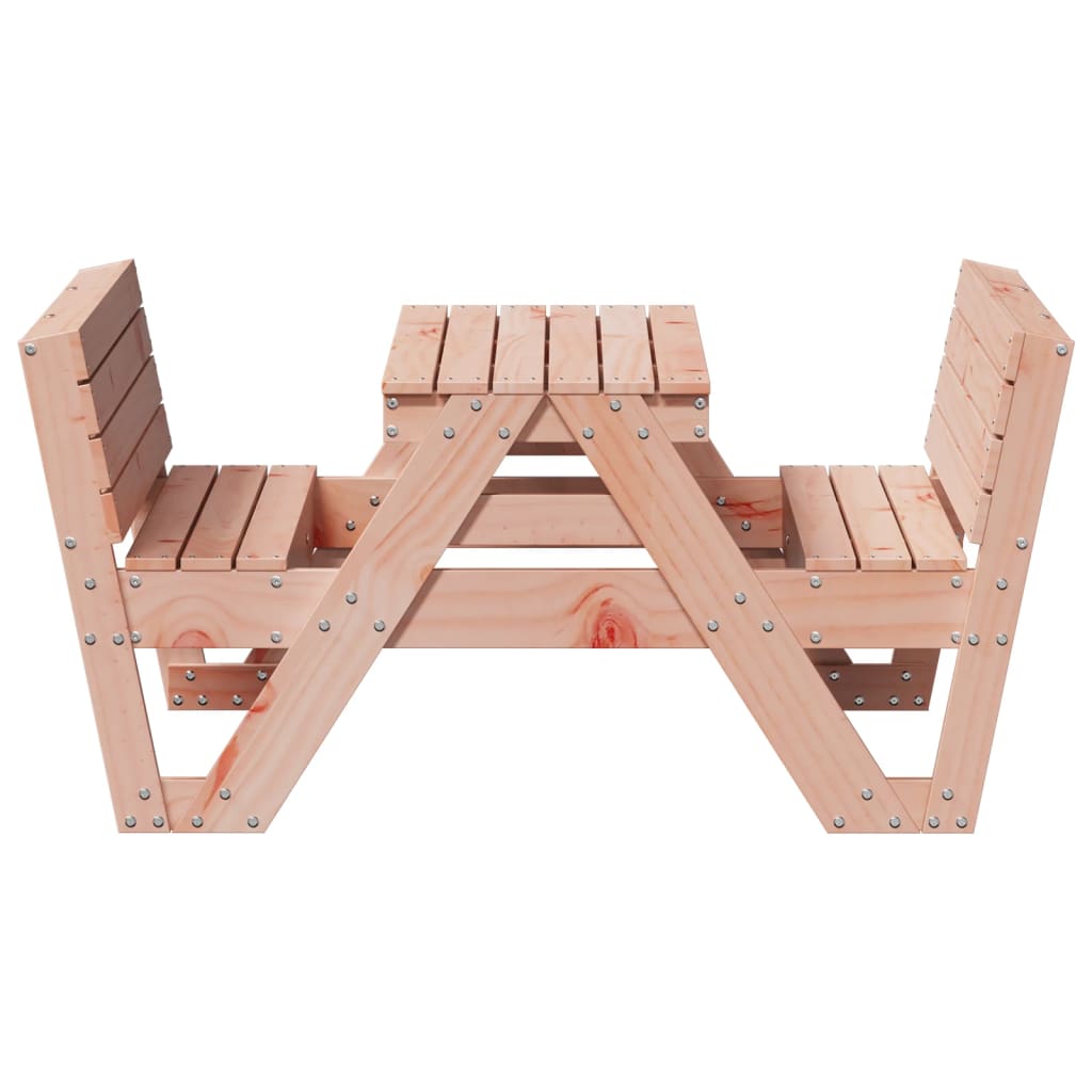 Tavolo da Picnic per Bambini 88x122x58cm Legno Massello Douglas - homemem39