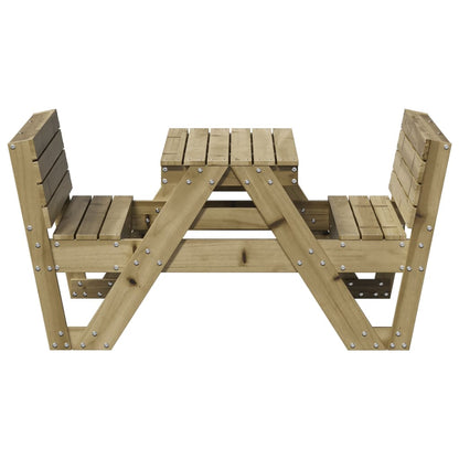 Tavolo da Picnic per Bambini 88x122x58 cm Legno Impregnato Pino - homemem39