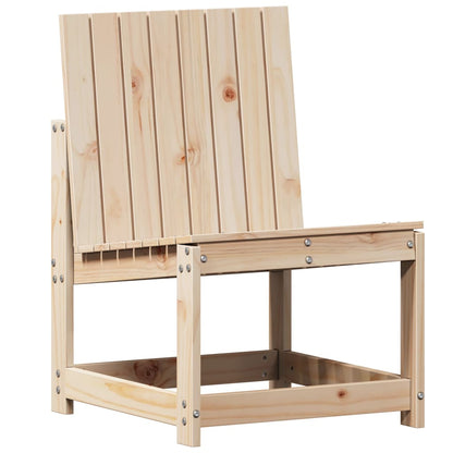 Sedia da Giardino 50,5x55x77 cm in Legno Massello di Pino - homemem39