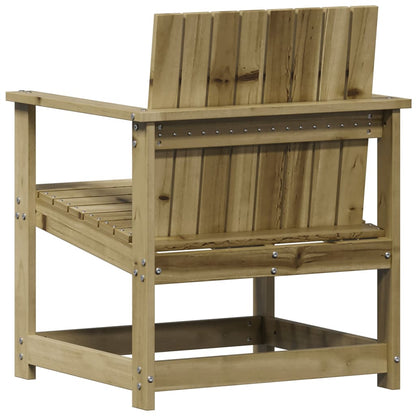 Sedia da Giardino 62x56x77 cm in Legno Impregnato di Pino - homemem39