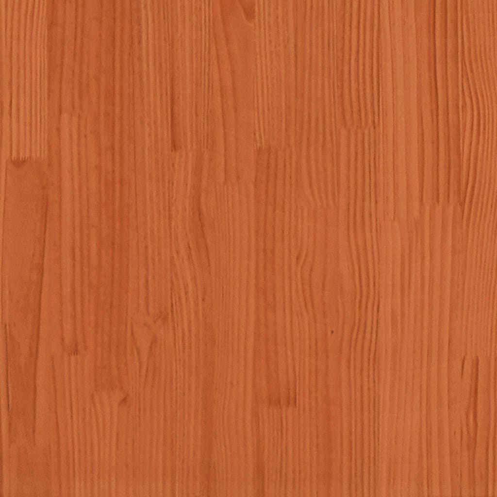 Lettino Marrone Cera 205x60x31,5 cm in Legno Massello di Pino - homemem39