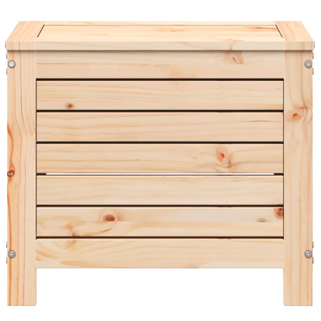 Poggiapiedi da Giardino 62x31,5x52 cm Legno Massello di Pino - homemem39