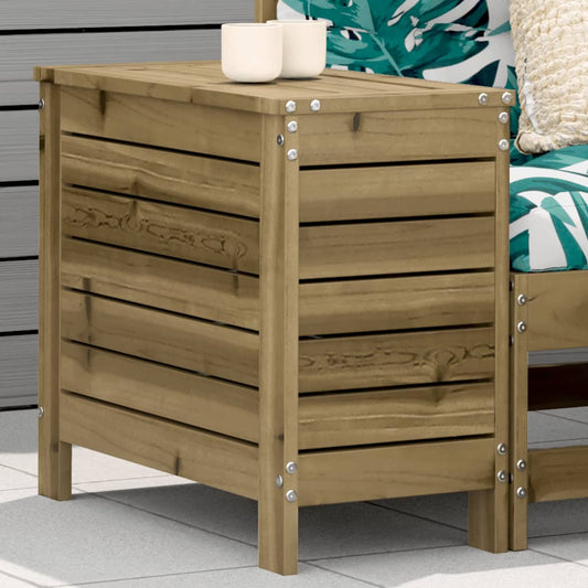 Poggiapiedi da Giardino 62x31,5x52 cm Legno Impregnato di Pino