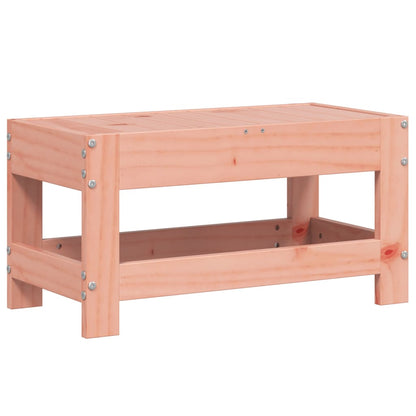 Garten-Fußhocker 62 x 30 x 32 cm aus massivem Douglas-Holz