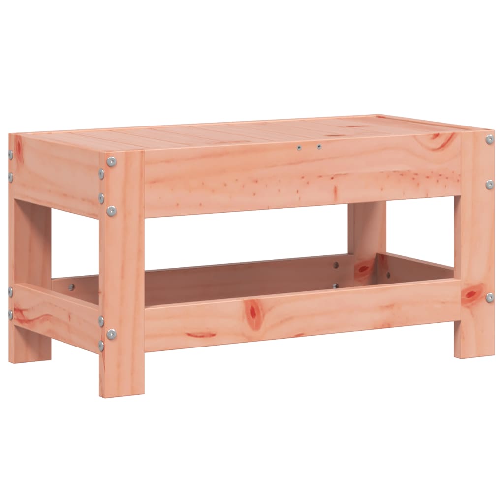 Garten-Fußhocker 62 x 30 x 32 cm aus massivem Douglas-Holz