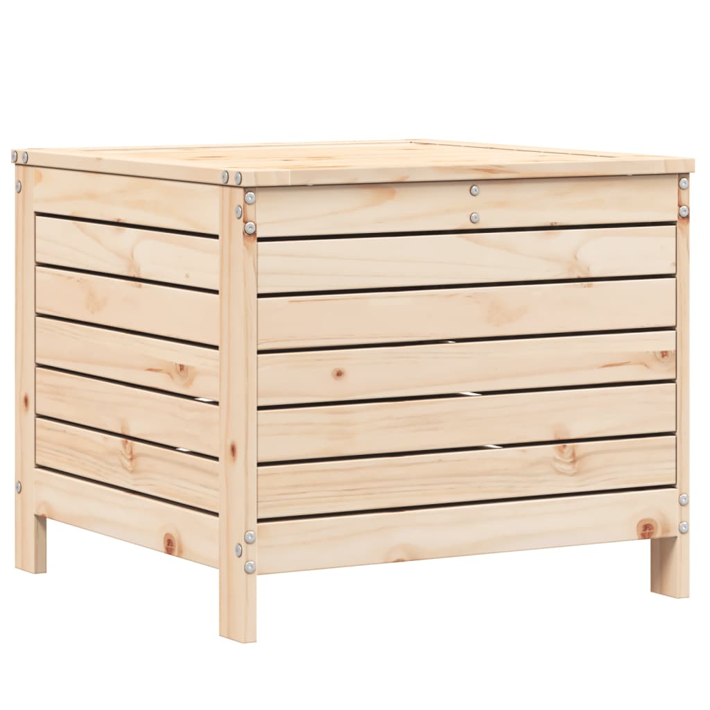 Garten-Fußhocker 62 x 63,5 x 53,5 cm, massives Kiefernholz