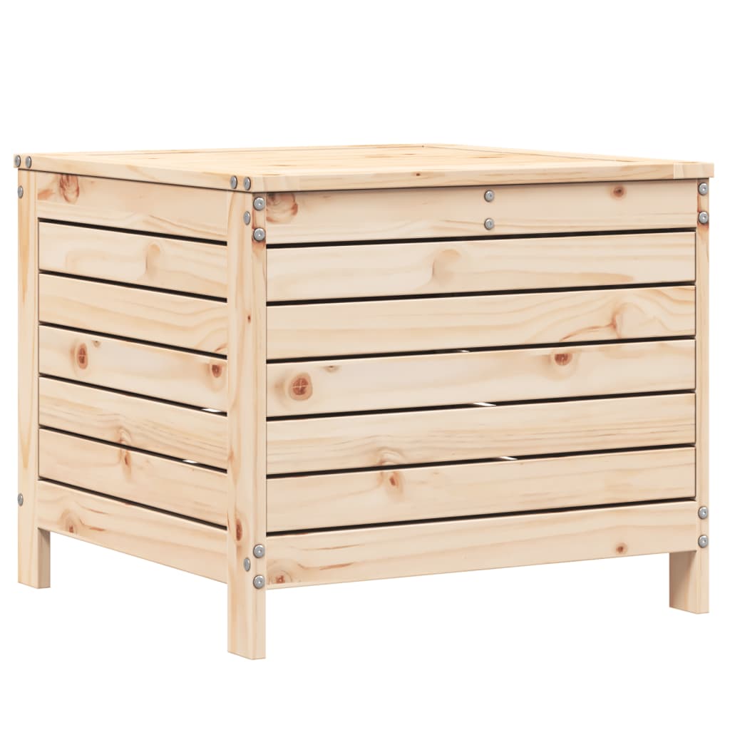 Poggiapiedi da Giardino 62x63,5x53,5 cm Legno Massello di Pino - homemem39