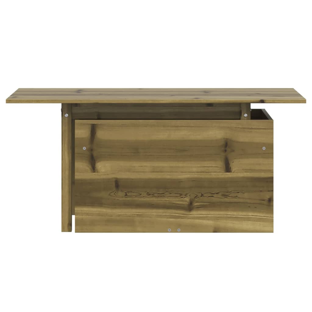 Tavolo da Giardino 100x50x75 cm in Legno Impregnato di Pino - homemem39