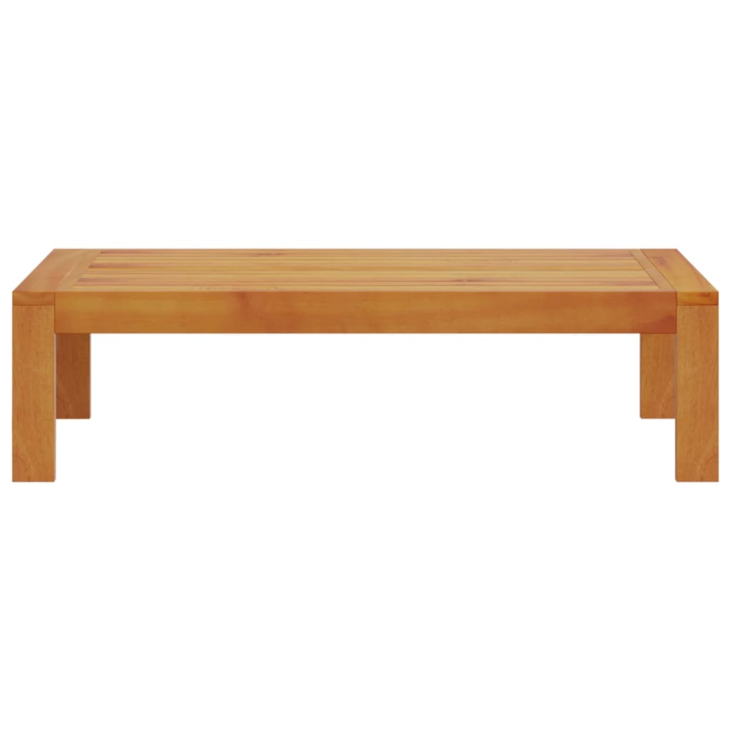 Tavolo da Giardino 100x50x27 cm in Legno Massello di Acacia