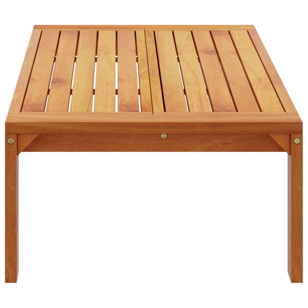 Tavolo da Giardino 100x50x27 cm in Legno Massello di Acacia - homemem39