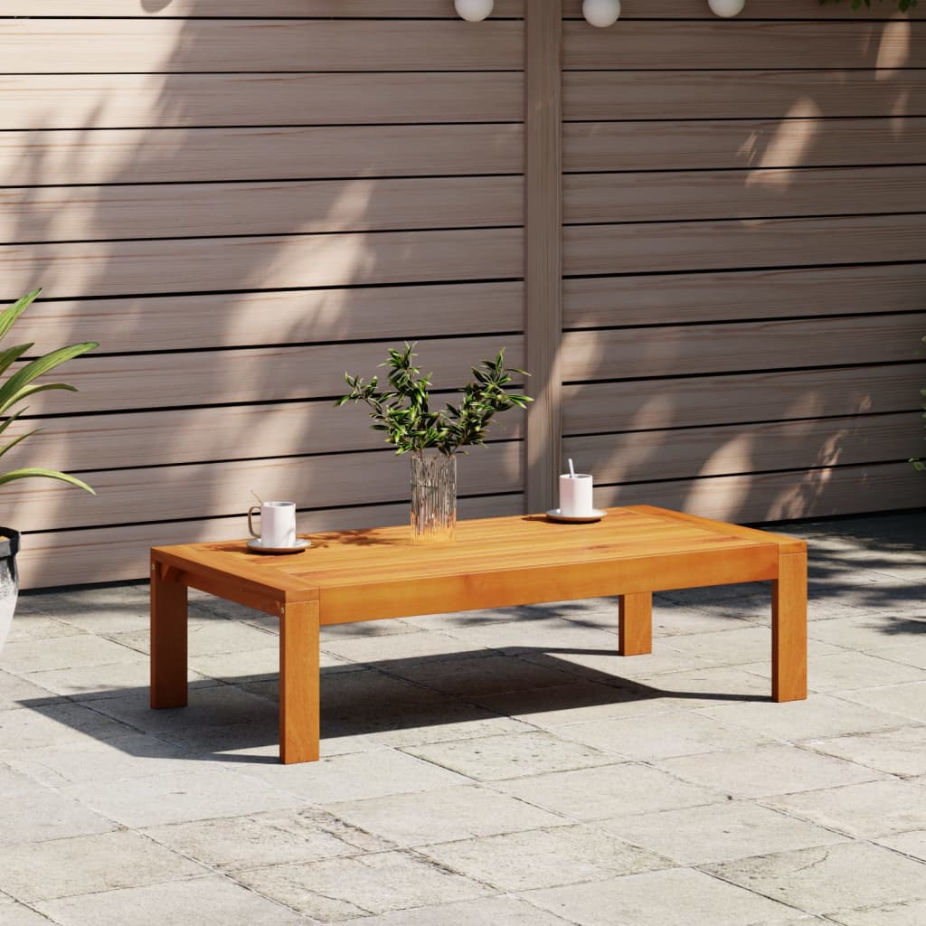 Tavolo da Giardino 100x50x27 cm in Legno Massello di Acacia - homemem39