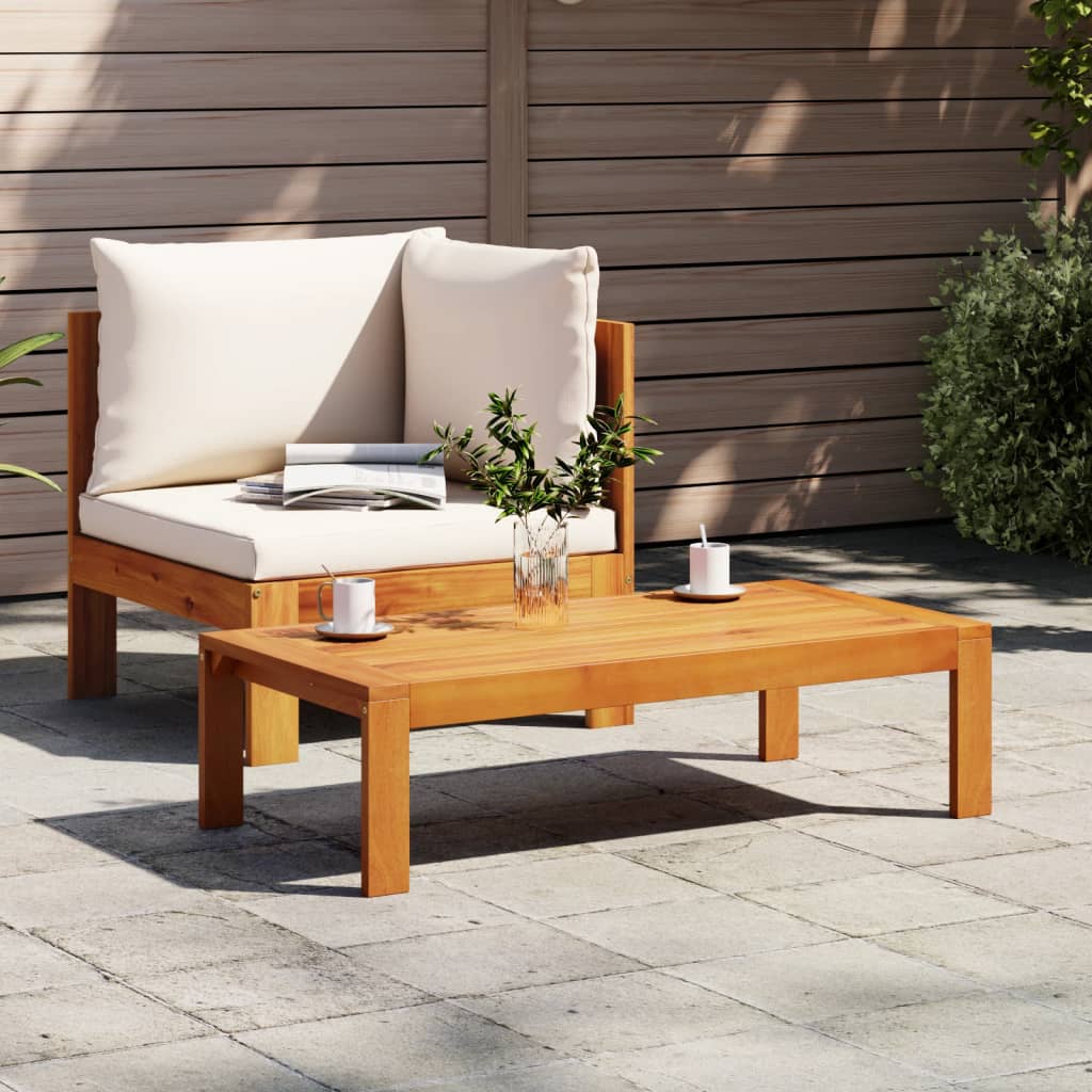 Set Divani da Giardino 2pz con Cuscini Legno Massello di Acacia - homemem39