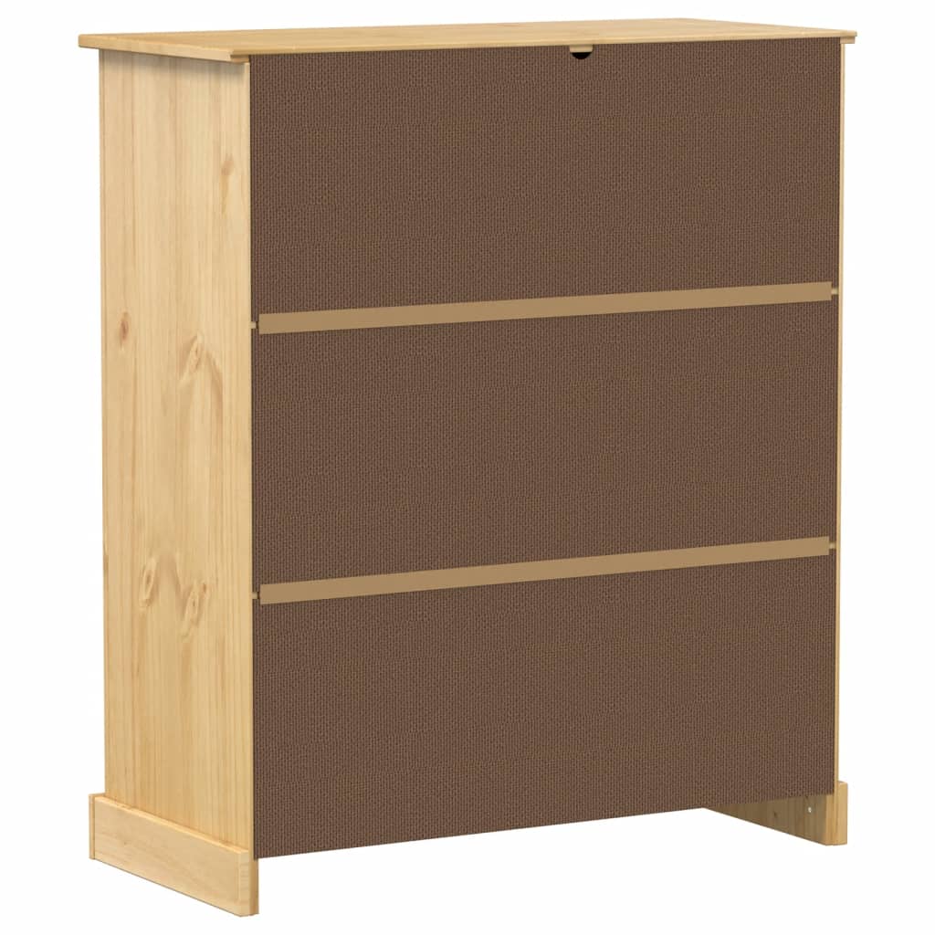 Cantinetta per Vini Corona 97x45x114 cm Legno Massello di Pino - homemem39