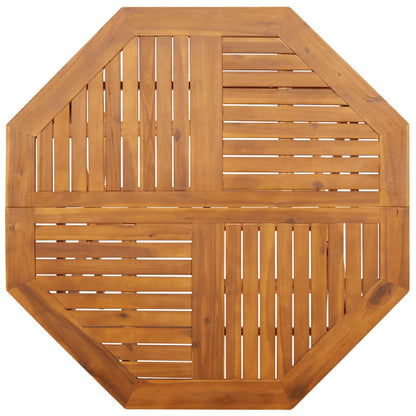 Tavolo da Giardino Pieghevole Ø110x75cm Legno Massello d'Acacia - homemem39