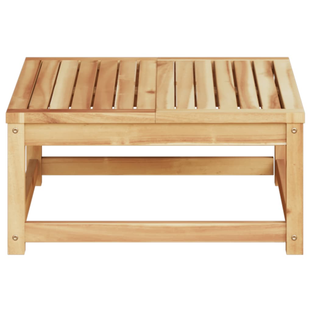 Tavolo da Giardino 63x63x30 cm in Legno Massello di Acacia - homemem39