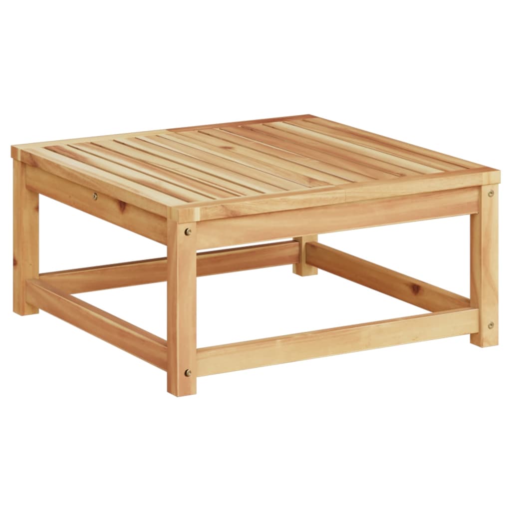 Tavolo da Giardino 63x63x30 cm in Legno Massello di Acacia - homemem39