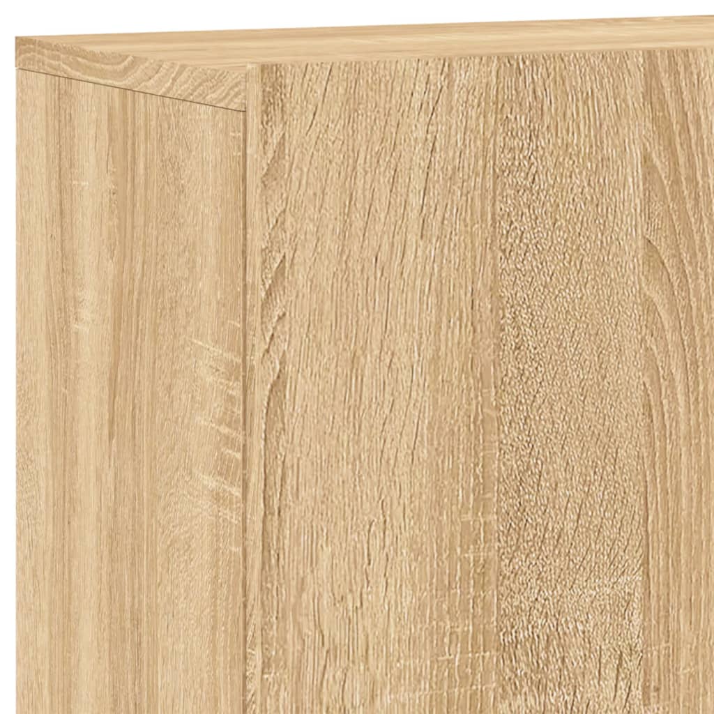 Mobili TV a Muro 5pz Rovere Sonoma in Legno Multistrato - homemem39