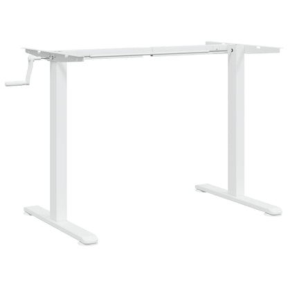 Telaio Scrivania in Piedi Bianco (94-135)x60x(70-114)cm Acciaio - homemem39