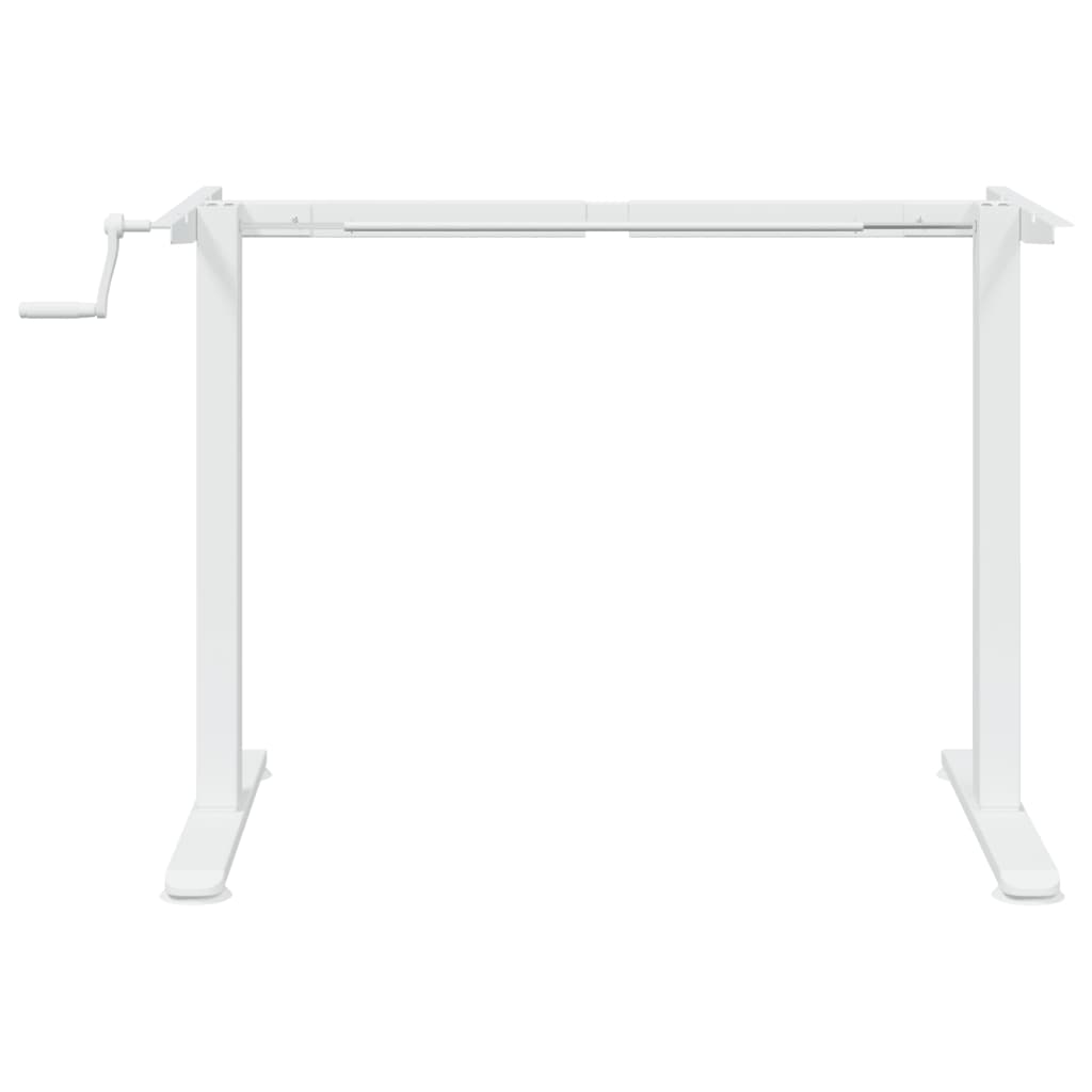 Telaio Scrivania in Piedi Bianco (94-135)x60x(70-114)cm Acciaio - homemem39