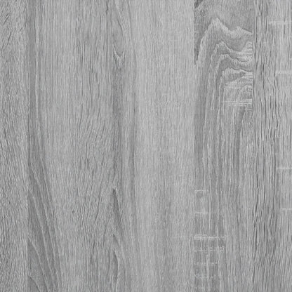 Scrivania Grigio Sonoma 140x50x75cm Metallo e Legno Multistrato - homemem39