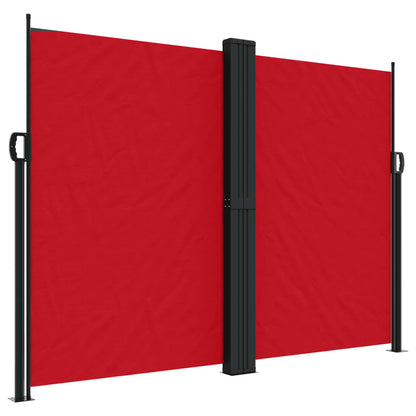 Tenda da Sole Laterale Retrattile Rossa 180x1000 cm - homemem39