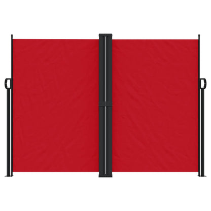 Tenda da Sole Laterale Retrattile Rossa 180x1000 cm - homemem39