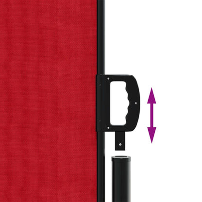 Tenda da Sole Laterale Retrattile Rossa 180x1000 cm - homemem39