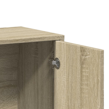 Credenza Rovere Sonoma 60x31x70 cm in Legno Multistrato - homemem39