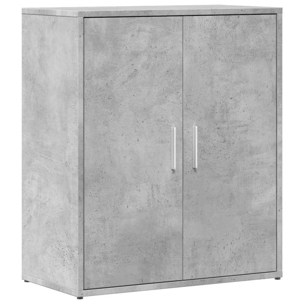 Credenza Grigio Cemento 60x31x70 cm in Legno Multistrato - homemem39