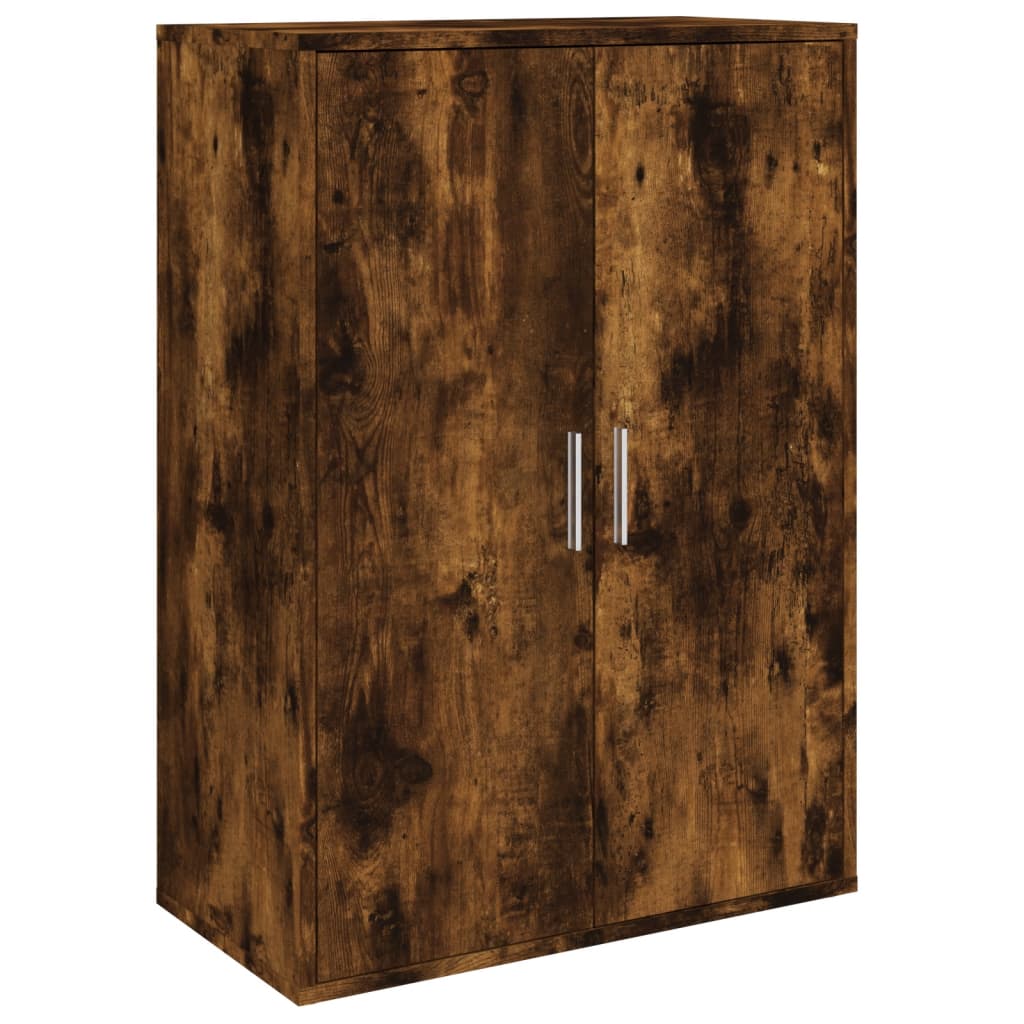 Credenza Rovere Fumo 60x31x84 cm in Legno Multistrato - homemem39