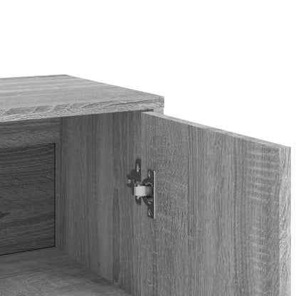 Credenza Grigio Sonoma 60x31x84 cm in Legno Multistrato - homemem39