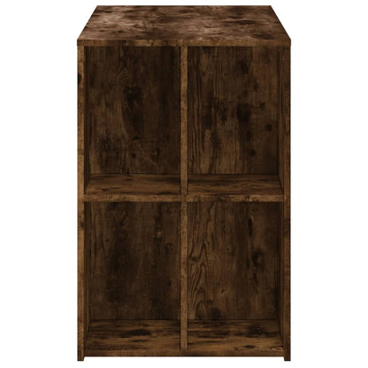 Scrivania Rovere Fumo 102x50x75 cm in Legno Multistrato - homemem39