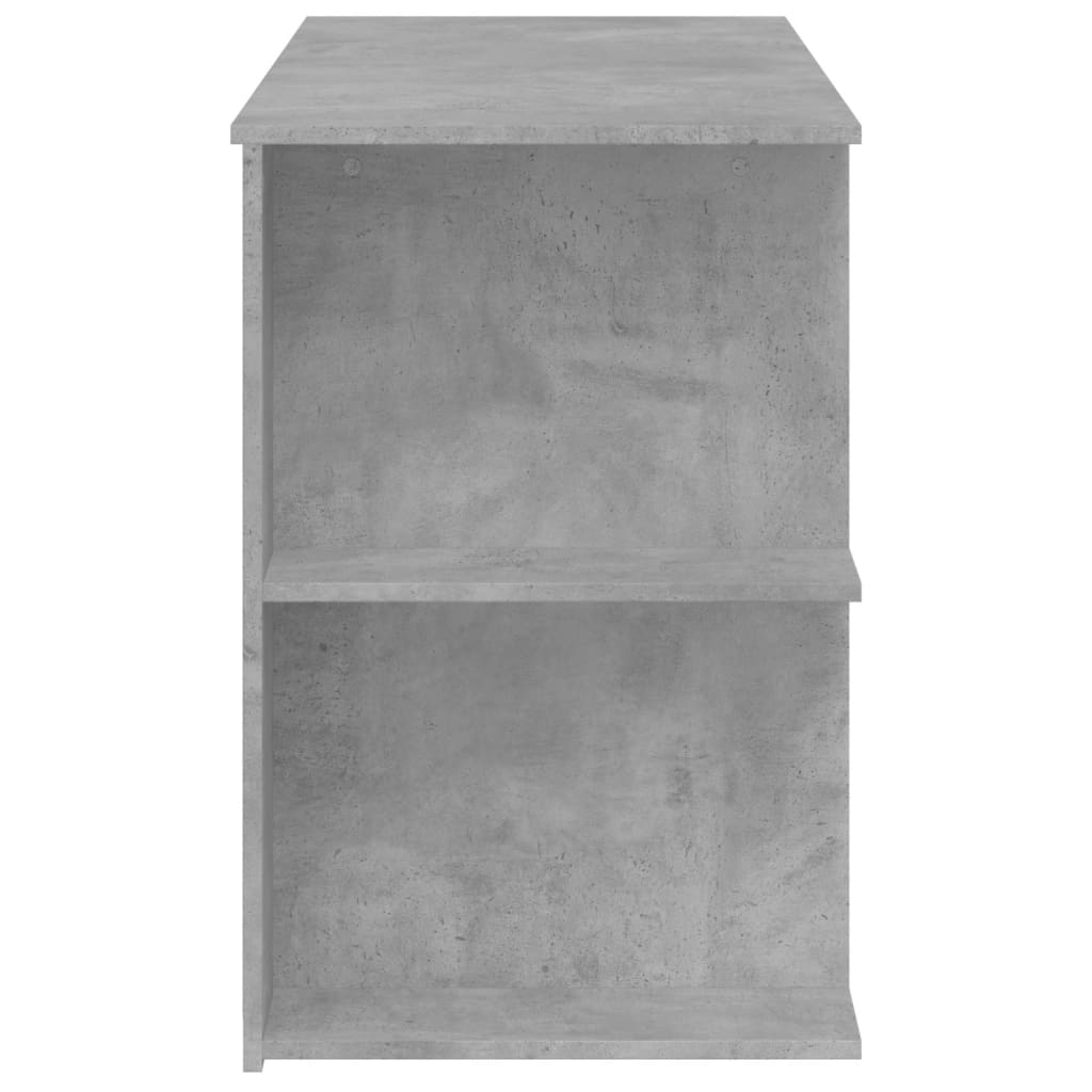 Scrivania Grigio Cemento 140x50x75 cm in Legno Multistrato - homemem39