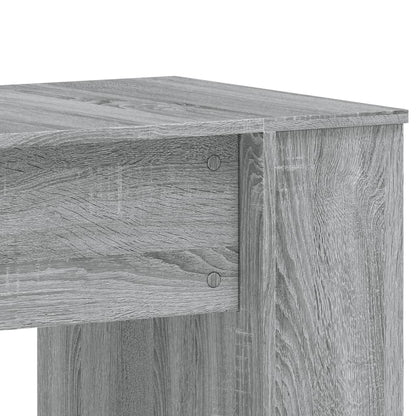 Scrivania Grigio Sonoma 140x50x75 cm in Legno Multistrato - homemem39