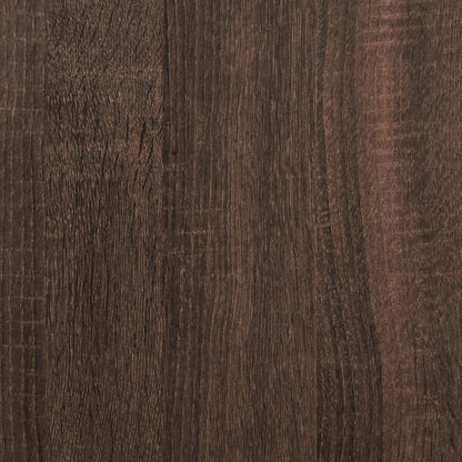 Scrivania Rovere Marrone 140x50x75 cm in Legno Multistrato - homemem39