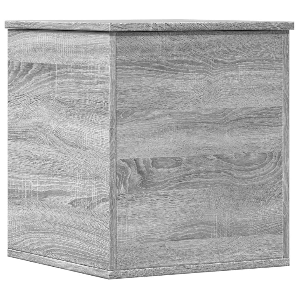 Contenitore Grigio Sonoma 40x42x46 cm Legno Multistrato - homemem39