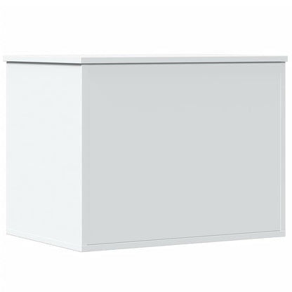 Contenitore Portaoggetti Bianco 60x42x46 cm Legno Multistrato