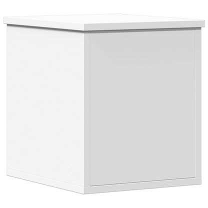 Contenitore Portaoggetti Bianco 30x35x35 cm in Truciolato - homemem39