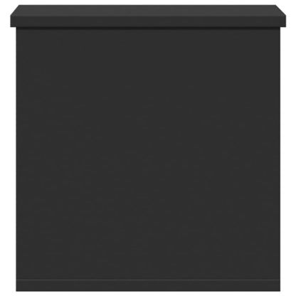 Contenitore Portaoggetti Nero 30x35x35 cm in Truciolato - homemem39